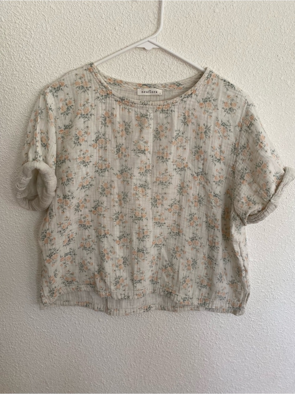 Neuflora 100% cotton blouse size S
